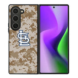 Brown Louis Cardinals Samsung Galaxy Z Fold 6 5G 2024 Case OV9227
