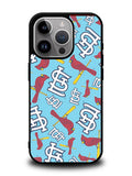 Pattern ST Louis Cardinals iPhone 16 Pro Case OV9214