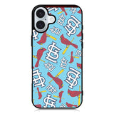 Pattern ST Louis Cardinals iPhone 16 Case QC9214