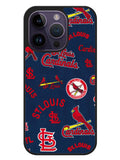St Louis Cardinals Pattern iPhone 14 Pro Case OV9208