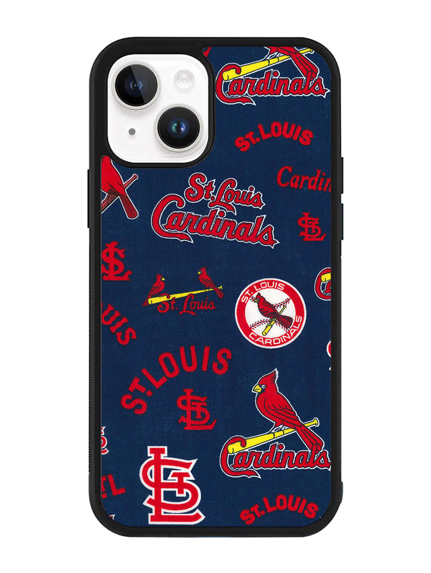 St Louis Cardinals Pattern iPhone 15 Case OV9208