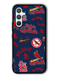 St Louis Cardinals Pattern Samsung Galaxy A54 5G Case