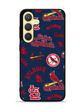St Louis Cardinals Pattern Samsung Galaxy S24 Plus 5G , Samsung Galaxy S24+ 5G Case