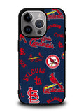 St Louis Cardinals Pattern iPhone 16 Pro Case