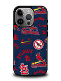 St Louis Cardinals Pattern iPhone 16 Pro Max Case