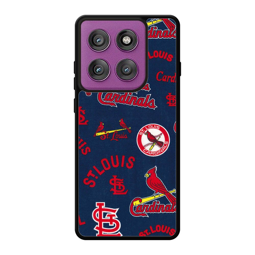 St Louis Cardinals Pattern Motorola Moto Edge 60 Pro Case