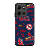 St Louis Cardinals Pattern Motorola Moto G 5G 2025 Case OV7963