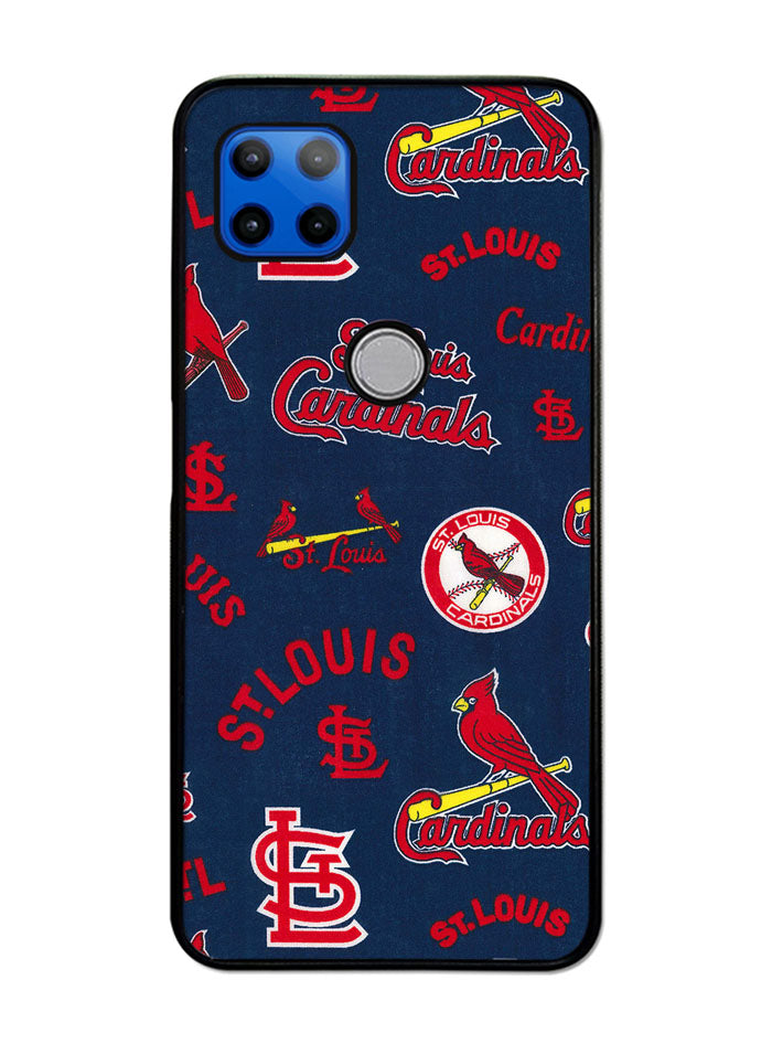 St Louis Cardinals Pattern Motorola Moto G 5G Case , Moto One 5G Ace Case