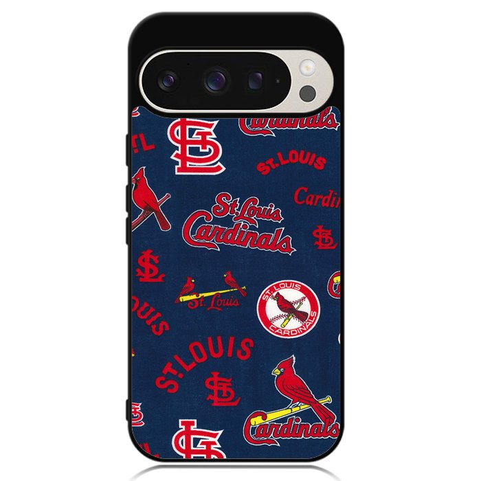 St Louis Cardinals Pattern Google Pixel 9 | Pixel 9 Pro Case