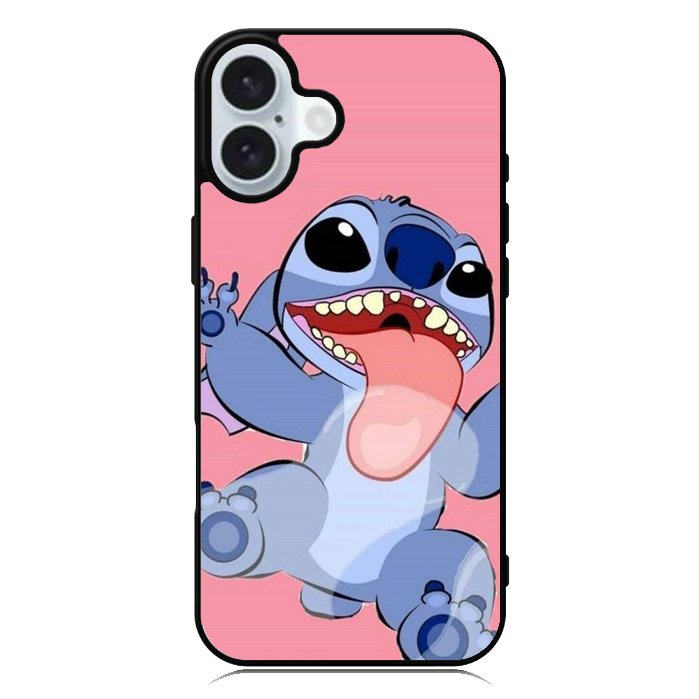 Stitch on the wall iPhone 16 Plus Case