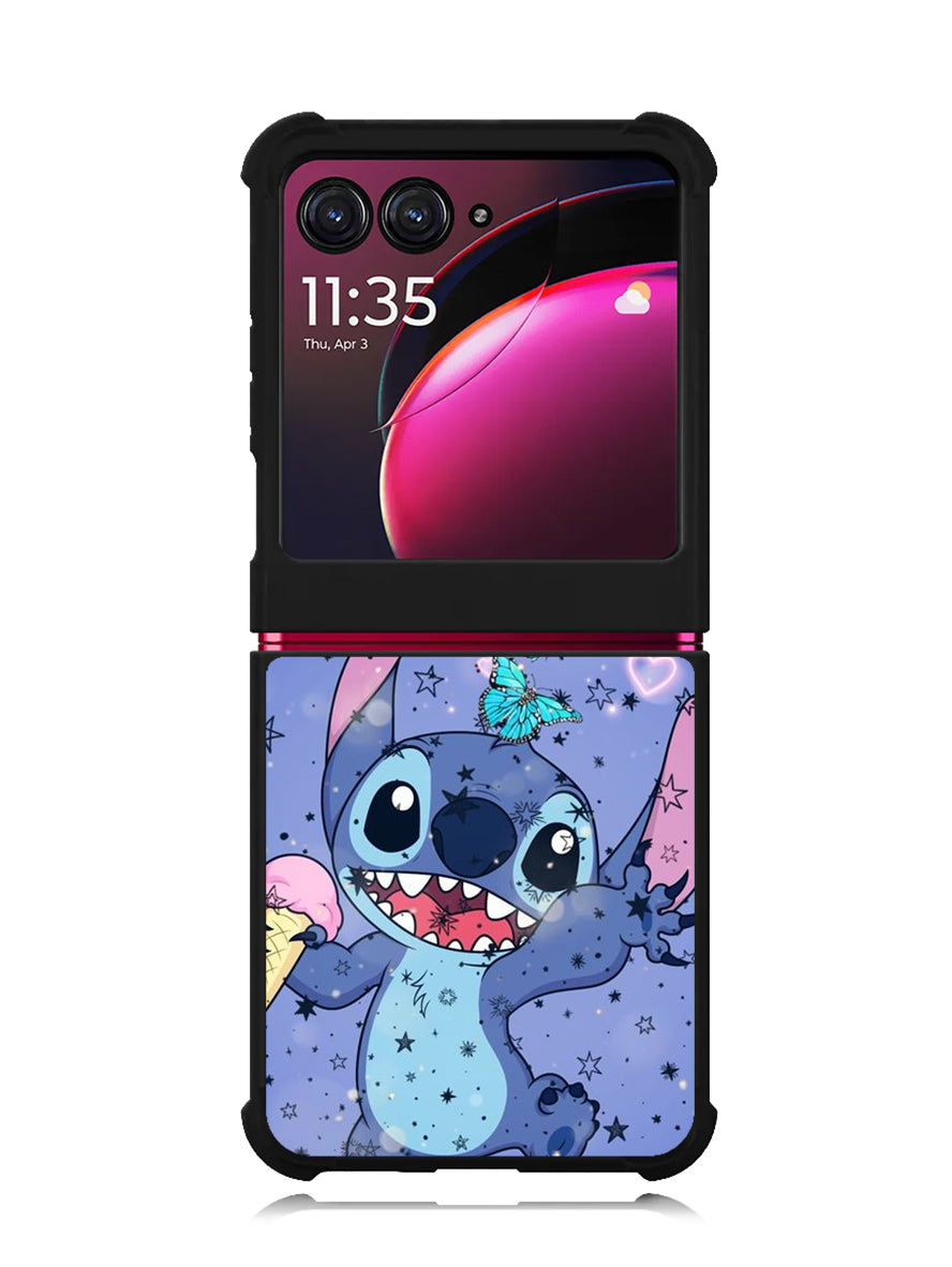 Stitch Butterfly Motorola Moto Razr Plus 2023 , Moto Razr+ 2023 Case OV9238