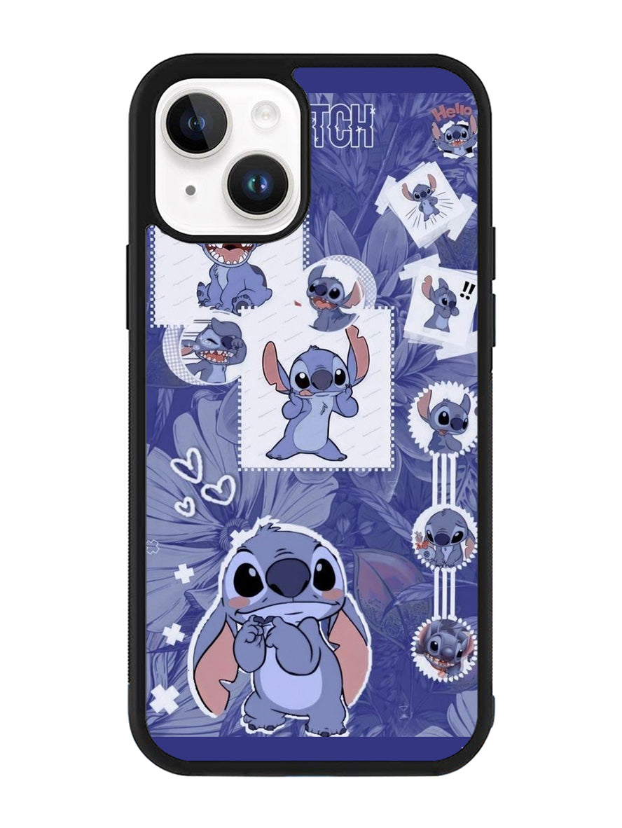Aesthetic Stitch iPhone 15 Plus Case OV9256