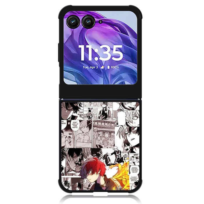 BNHA Todoroki Motorola Moto Razr Plus 2024 , Moto Razr+ 2024 Case OV9253