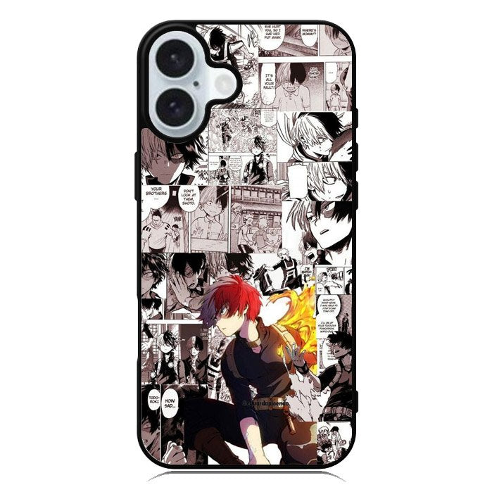 BNHA Todoroki iPhone 16 Plus Case QC9253