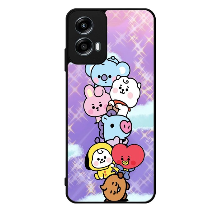 Happy BT21 Motorola Moto G Play 2024 Case OV9311