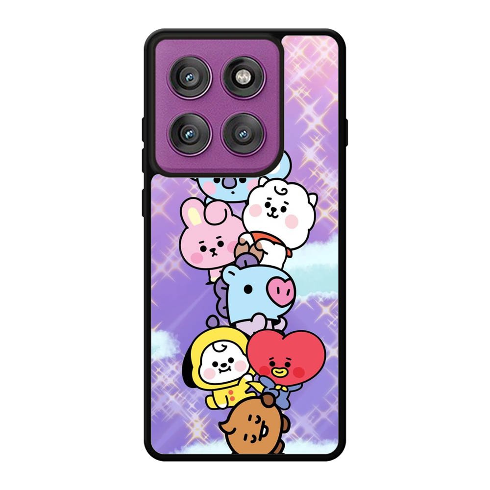 Happy BT21 Motorola Moto Edge 60 Pro Case QC9311