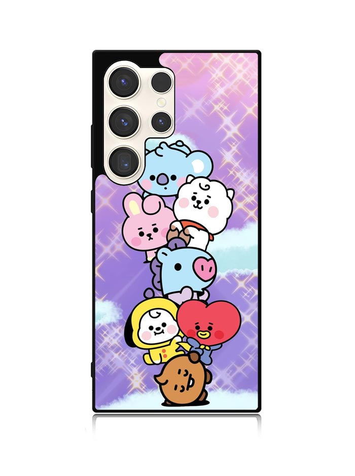 Happy BT21 Samsung Galaxy S25 Ultra 5G Case QC9311