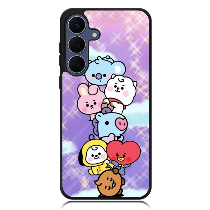 Happy BT21 Samsung Galaxy S25 FE Case OV9311