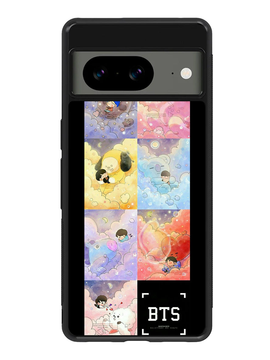 BTS Army BT21 Google Pixel 8A Case QC9302