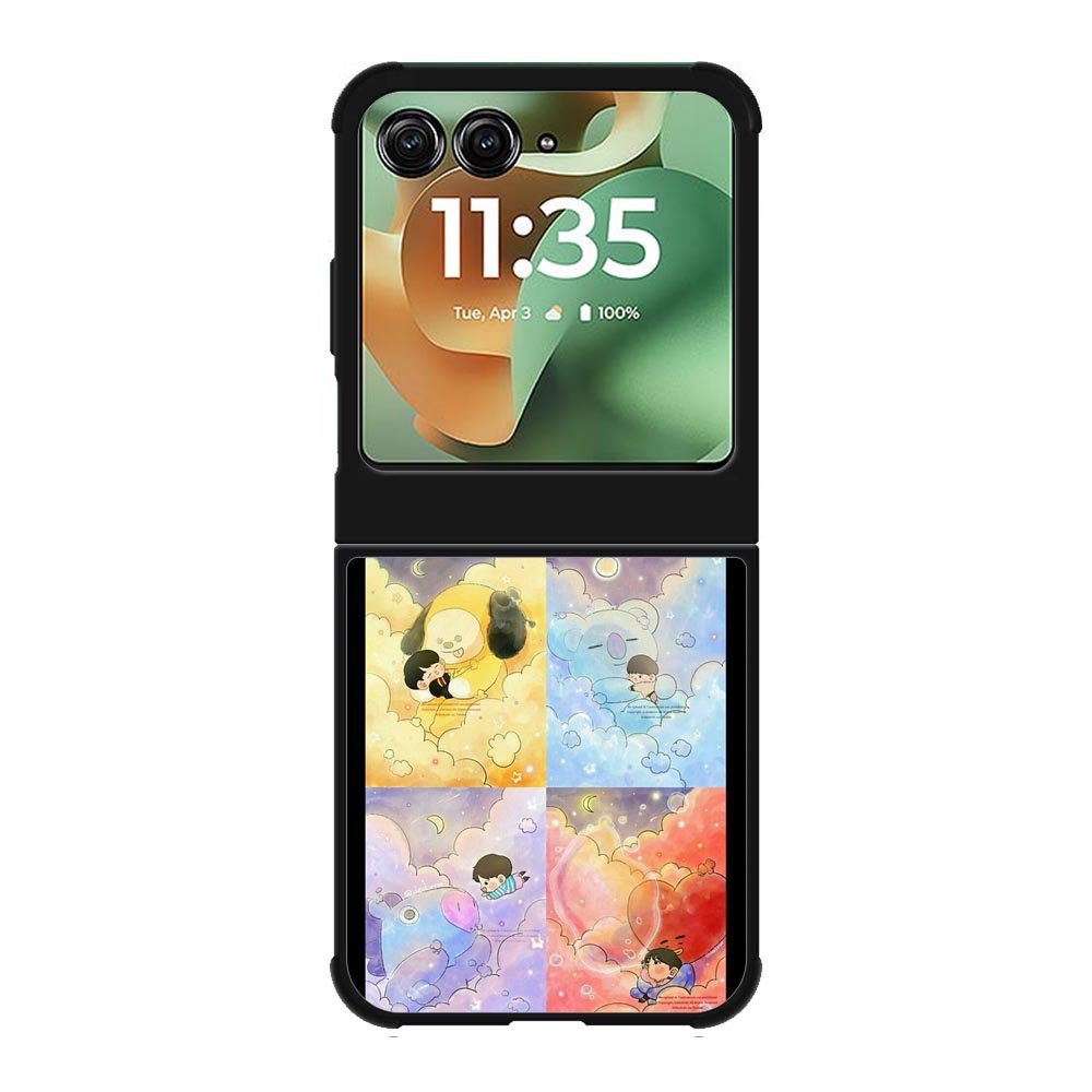 BTS Army BT21 Motorola Moto RAZR 2025 Case OV9302