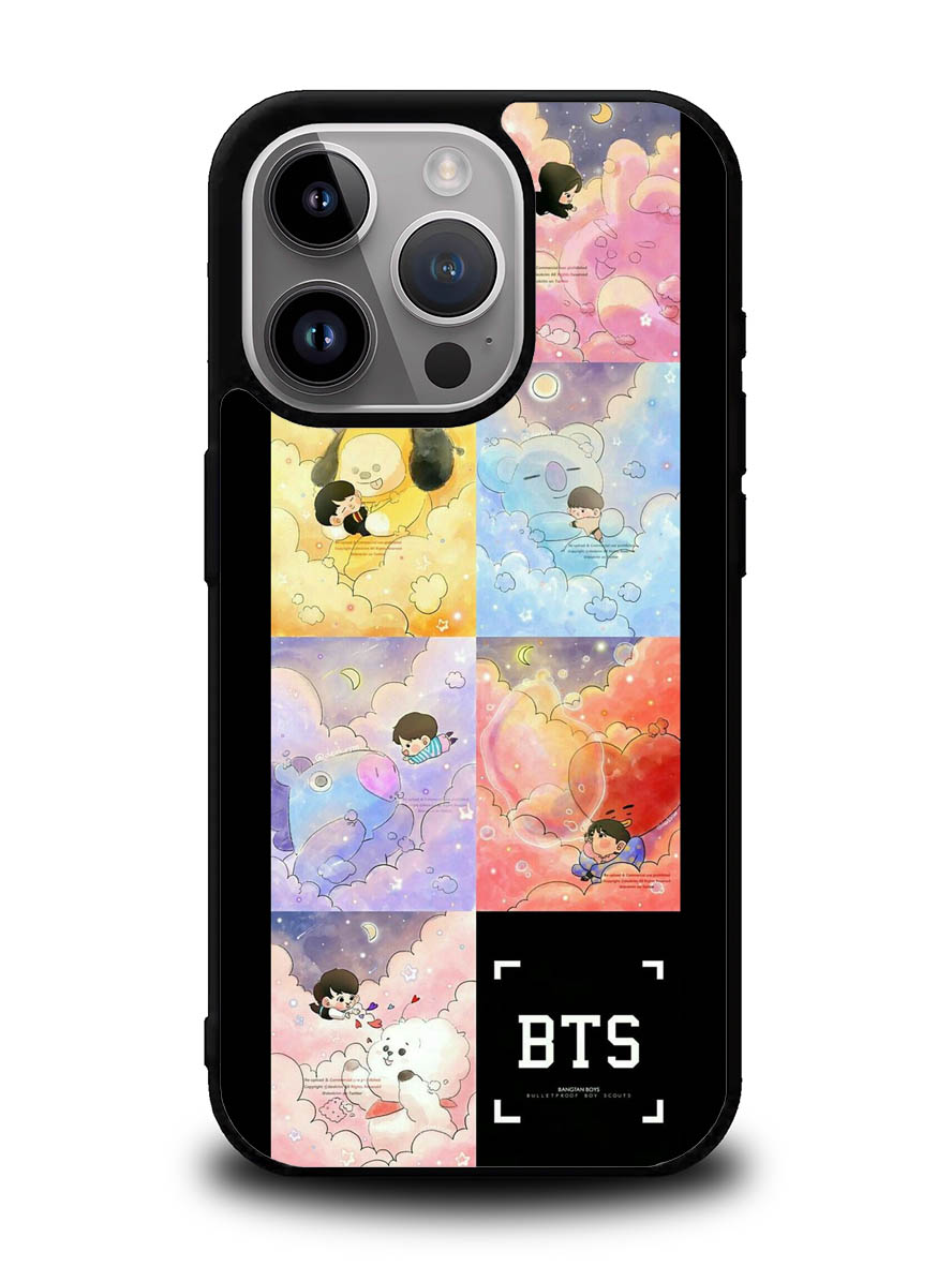 BTS Army BT21 iPhone 16 Pro Max Case QC9302