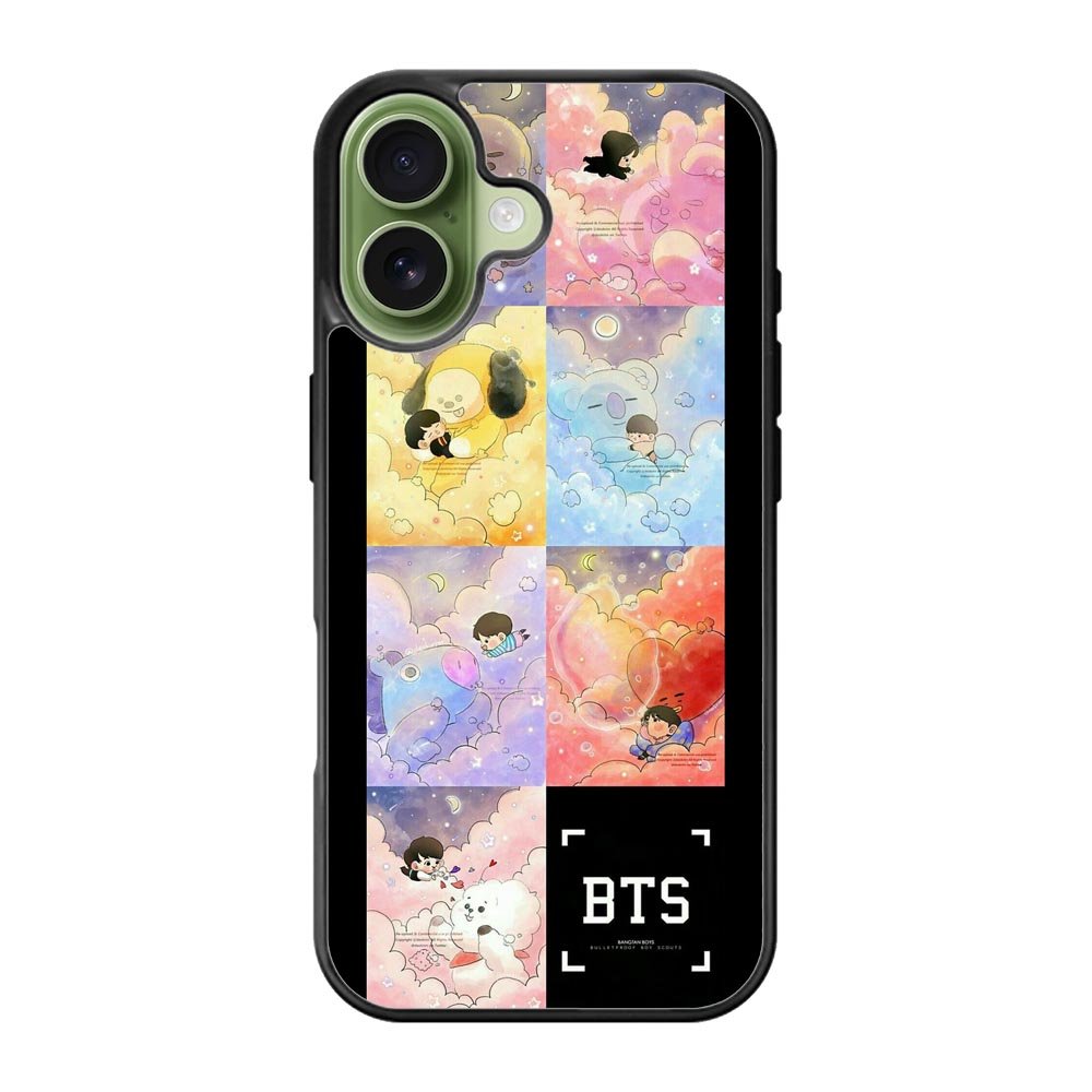 BTS Army BT21 iPhone 17 Case QC9302
