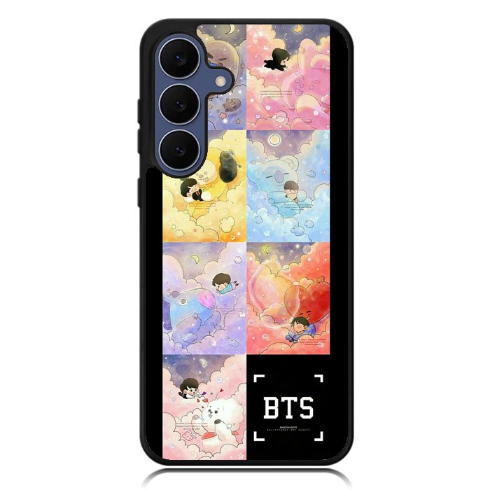 BTS Army BT21 Samsung Galaxy S25 FE Case OV9302