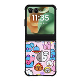 Pattern BT21 Cute Motorola Moto RAZR 2025 Case OV9288