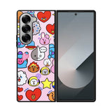 Pattern BT21 Cute Samsung Galaxy Z Fold 7 5G Case OV9288