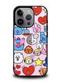 Pattern BT21 Cute iPhone 16 Pro Case OV9288