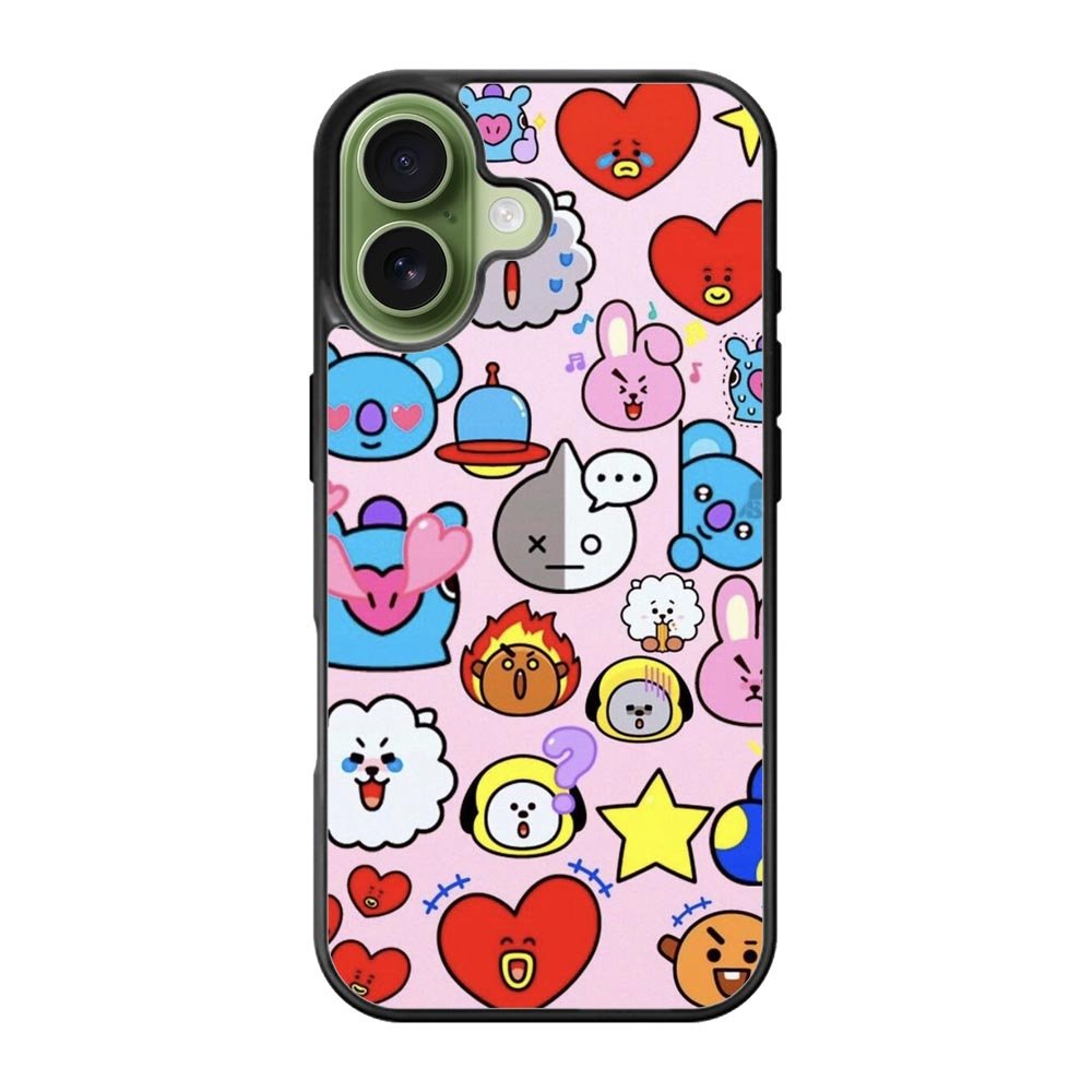 Pattern BT21 Cute iPhone 17 Case OV9288
