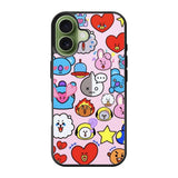 Pattern BT21 Cute iPhone 17 Case OV9288