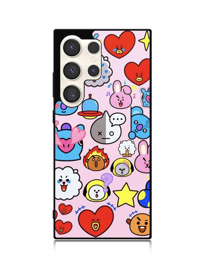 Pattern BT21 Cute Samsung Galaxy S25 Ultra 5G Case QC9288