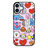 Pattern BT21 Cute iPhone 16 Plus Case QC9288