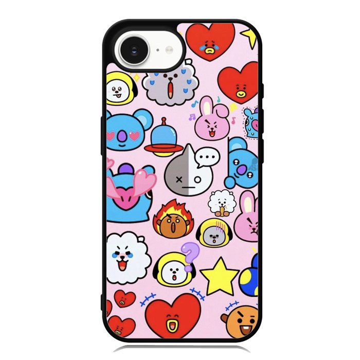 Pattern BT21 Cute iPhone 16e Case OV9288