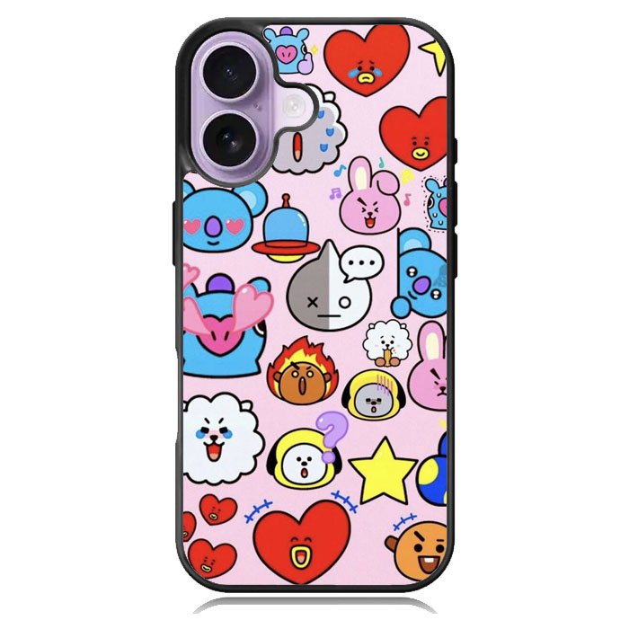 Pattern BT21 Cute iPhone 17 Case OV9288