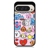 Pattern BT21 Cute Google Pixel 10 | Google Pixel 10 Pro Case RC9288