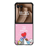 You Are Special Army BT21 Motorola Moto RAZR Plus 2025 Case OV9282