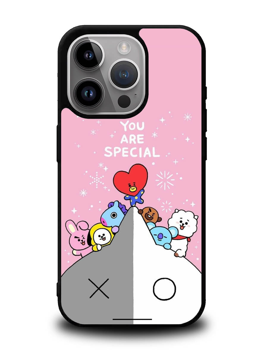 You Are Special Army BT21 iPhone 16 Pro Max Case QC9282