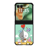 BT21 on the straw Motorola Moto RAZR 2025 Case OV9307