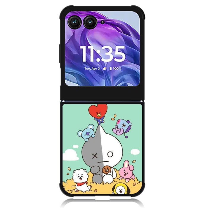 BT21 on the straw Motorola Moto Razr Plus 2024 , Moto Razr+ 2024 Case OV9307
