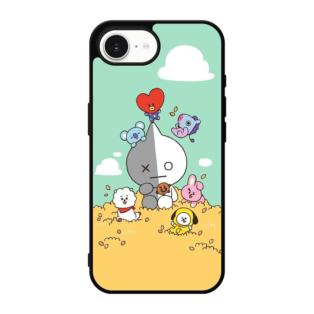 BT21 on the straw iPhone 17e Case QC9307