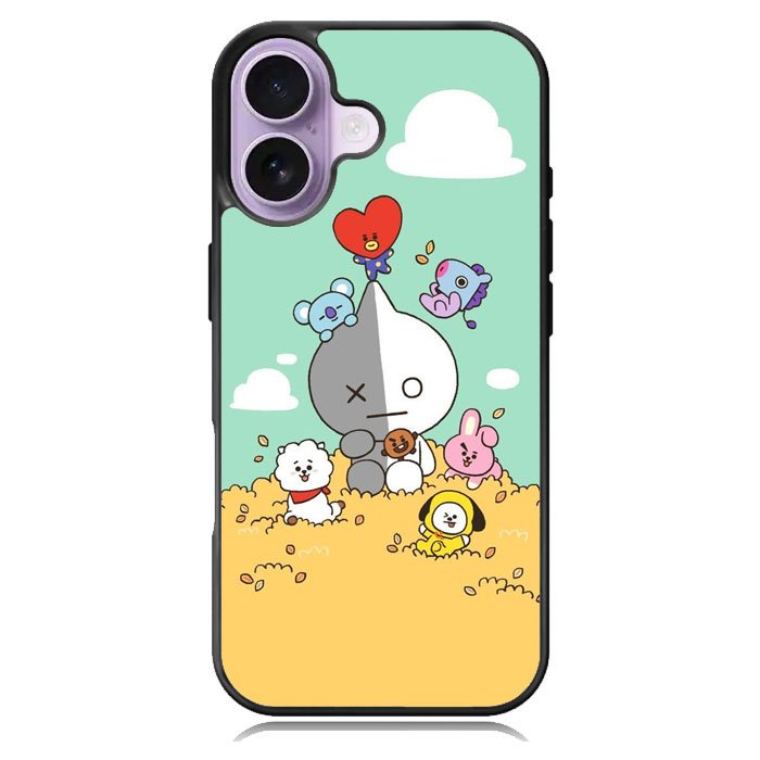 BT21 on the straw iPhone 17 Case OV9307