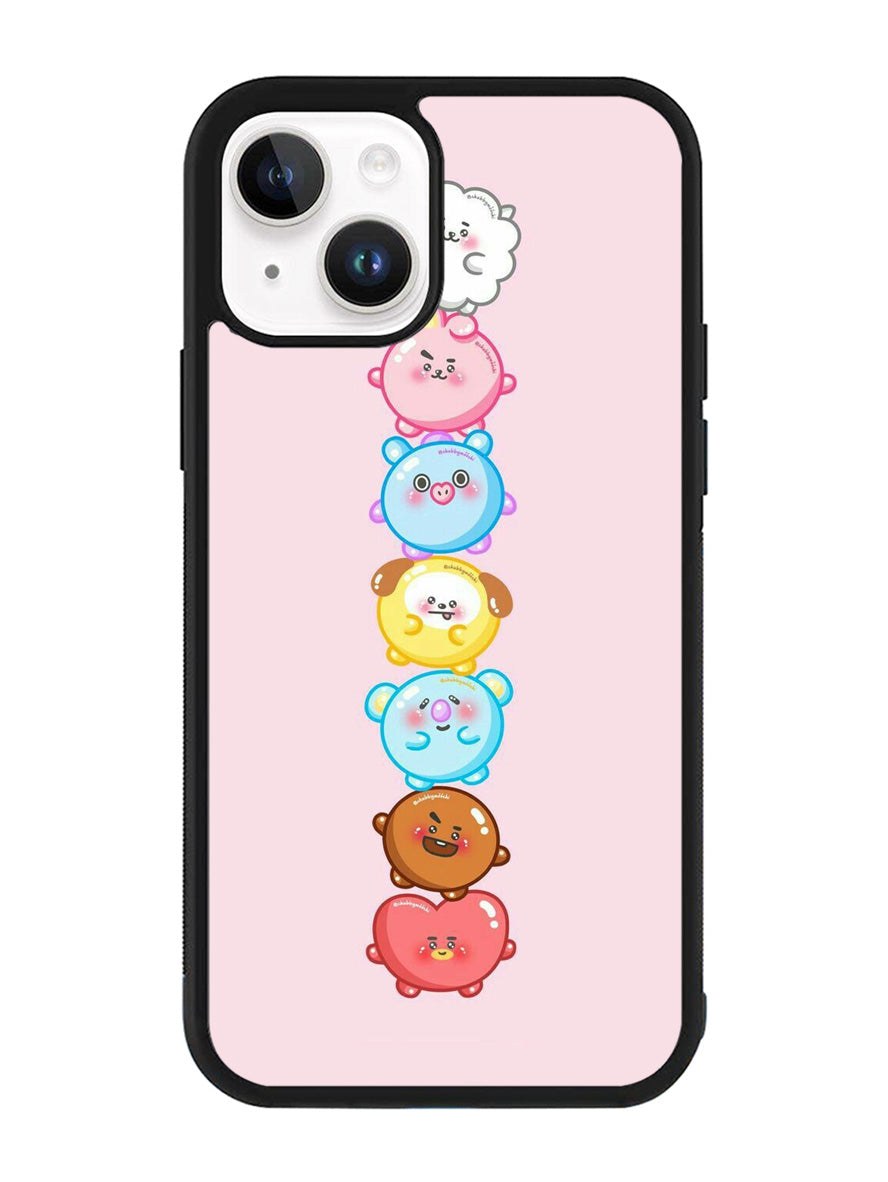 Kawaii Cute BT21 iPhone 14 Case QC9294
