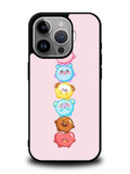 Kawaii Cute BT21 iPhone 16 Pro Case OV9294