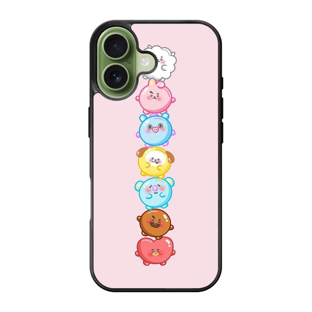 Kawaii Cute BT21 iPhone 17 Case OV9294