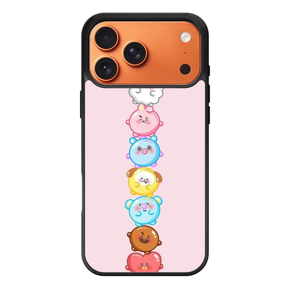Kawaii Cute BT21 iPhone 17 Pro Max Case OV9294