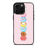 Kawaii Cute BT21 iPhone 16 Pro Case OV9294