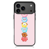 Kawaii Cute BT21 iPhone 17 Pro Case RC9294