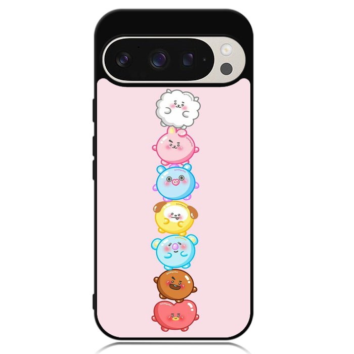 Kawaii Cute BT21 Google Pixel 9 Pro XL Case OV9294
